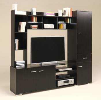 Hunter TV Cabinet with Open and Closed Storage