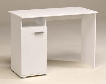 Furniture123 Indira Computer Desk in White