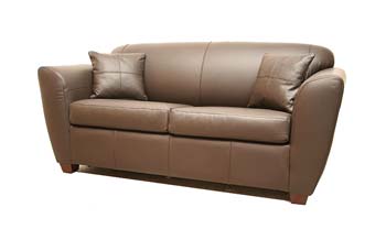 Furniture123 Koln Leather 2 1/2 Seater Sofa Bed