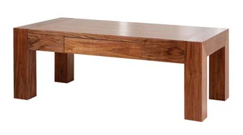 Furniture123 La Habana Walnut 1 Drawer Coffee Table