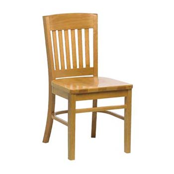 Furniture123 Lee Contract Dining Chair in Beech (pair)