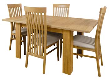 Furniture123 Longley Extending Dining Set - WHILE STOCKS LAST!