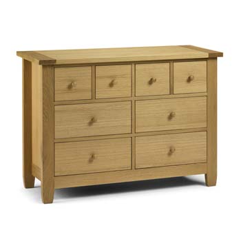 Furniture123 Ludlow Solid Oak 4 4 Drawer Sideboard