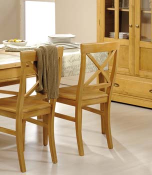 Furniture123 Luisa Pine Dining Chair (pair)
