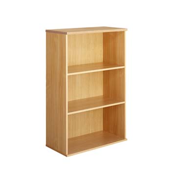 Furniture123 Lukas 3 Shelf Bookcase in Beech
