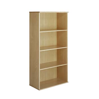 Furniture123 Lukas 4 Shelf Bookcase in Oak