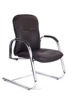 Furniture123 Luxury Leather 2313 Visitor Office Chair