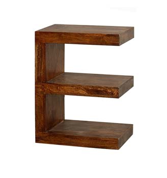 Furniture123 Malaya E Shaped Bookcase - FREE NEXT DAY DELIVERY