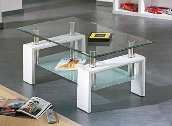 Malena Coffee Table in White