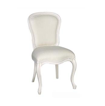 Furniture123 Manoir White Bedroom Chair in White - FREE NEXT
