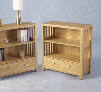 Furniture123 Marco Ash 1 Drawer Bookcase