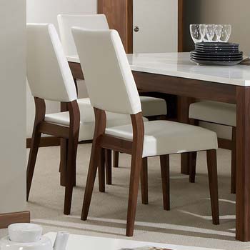 Furniture123 Marlo Solid Walnut Dining Chair (pair)
