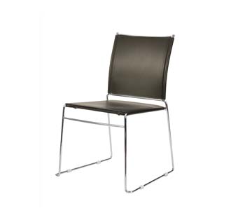 Matera Dining Chair in Brown (set of 4) - FREE