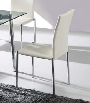 Furniture123 Meto Cream Dining Chairs (pair)