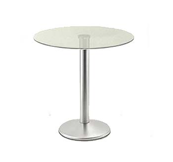 Milan Satin Dining Table in Glass