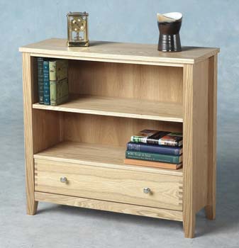 Furniture123 Mimi Ash 1 Drawer Bookcase- FREE NEXT DAY DELIVERY