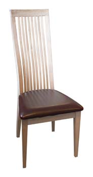 Furniture123 Mode Oak Dining Chairs (pair) - WHILE STOCKS LAST!