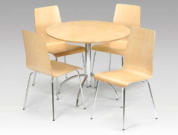 Furniture123 Mondo Maple Dining Set - FREE NEXT DAY DELIVERY