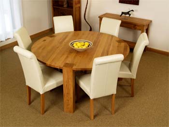 Furniture123 Montana Round Table Dining Set