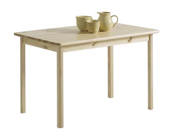 Furniture123 Nelly Pine Wide Dining Table - WHILE STOCKS LAST!