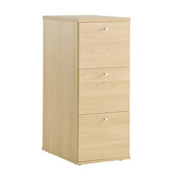 Furniture123 Newsam 3 Drawer Filing Cabinet in Oak