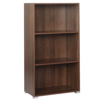 Furniture123 Newsam Medium Bookcase in Walnut