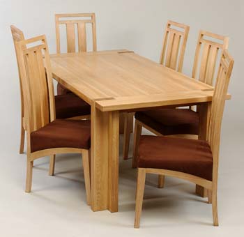 Furniture123 Nexus Dining Set with Six Chairs