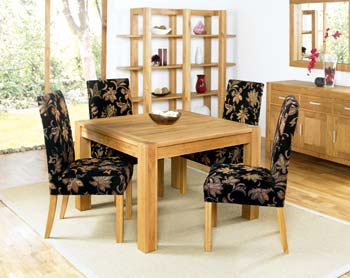 Furniture123 Nyon Oak Square Dining Table - WHILE STOCKS LAST!