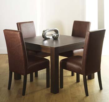 Nyon Walnut Square Dining Table - WHILE STOCKS