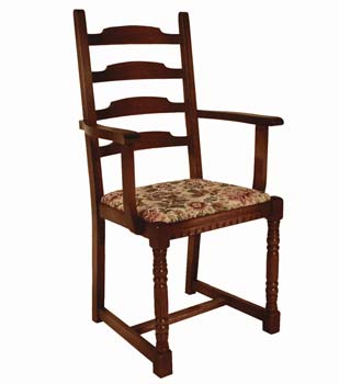 Furniture123 Olde Regal Oak Carver Dining Chairs (pair) -