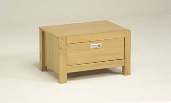 Furniture123 Oregon Bedside Cabinet in Natural Oak