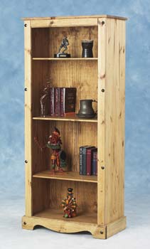 Furniture123 Original Corona Pine Tall Bookcase