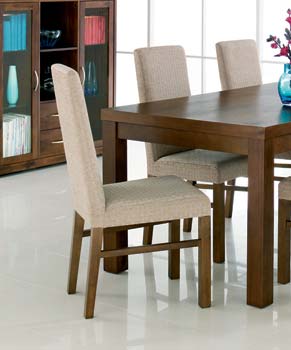 Furniture123 Panache Dining Chairs in Coffee (pair) - FREE