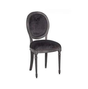 Furniture123 Panther Black Bedroom Chair