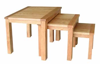 Furniture123 Phoenix Ash Nest Of Tables - WHILE STOCKS LAST