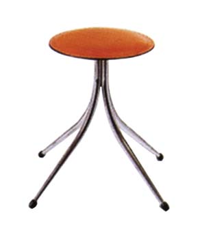 Furniture123 Pinto 45 Leather Stool