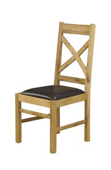 Prado Oak Dining Chairs (pair) - FREE NEXT DAY