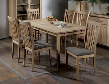 Furniture123 Realm Oak Dining Table