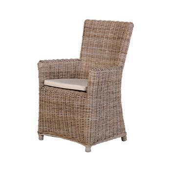 Furniture123 Regis Rattan Chair with Cushion