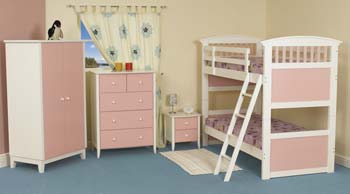 Robin Kids Bedroom Furniture Set with Bunk Bed