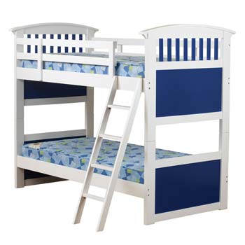 Furniture123 Robin Kids Bunk Bed in Blue