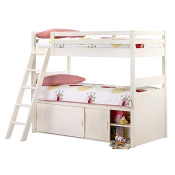 Furniture123 Rosie Pine Bunk Bed in White - FREE NEXT DAY
