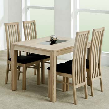Furniture123 Safara Solid Wood Rectangular Dining Table