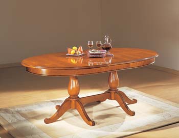Furniture123 Saphir Oval Extending Dining Table