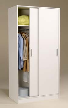 Furniture123 Scout 2 Door Wardrobe in White