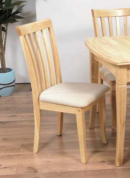 Furniture123 Sierra Natural Dining Chairs (pair)