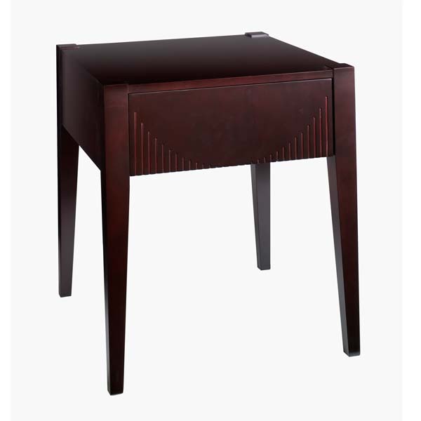 Furniture123 Soko Bamboo Bedside Table in Chocolate