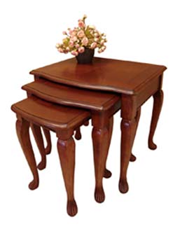 Furniture123 Soma Maple Nest of Tables - FREE NEXT DAY DELIVERY