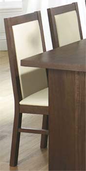 Furniture123 Tetro Dining Chairs (pair) in Walnut