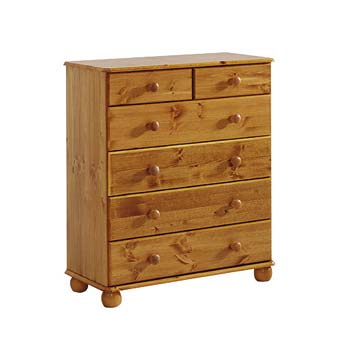 Furniture123 Thorner Pine 5   2 Drawer Chest